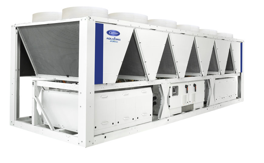 Carrier AquaForce Fixed-Speed Air-Cooled Screw Liquid Chiller Is Now Available with PUREtec HFO Refrigerant